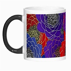 Colorful Background Of Multi Color Floral Pattern Morph Mugs by Nexatart