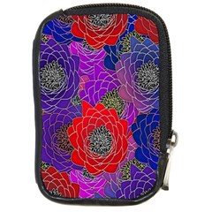 Colorful Background Of Multi Color Floral Pattern Compact Camera Cases by Nexatart