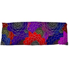 Colorful Background Of Multi Color Floral Pattern Body Pillow Case (dakimakura)