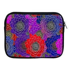 Colorful Background Of Multi Color Floral Pattern Apple Ipad 2/3/4 Zipper Cases by Nexatart