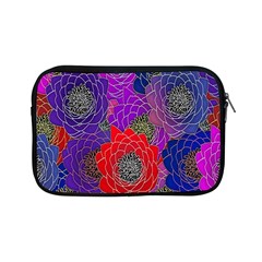 Colorful Background Of Multi Color Floral Pattern Apple Ipad Mini Zipper Cases by Nexatart