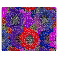 Colorful Background Of Multi Color Floral Pattern Double Sided Flano Blanket (medium)  by Nexatart