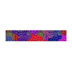 Colorful Background Of Multi Color Floral Pattern Flano Scarf (mini) by Nexatart