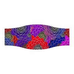 Colorful Background Of Multi Color Floral Pattern Stretchable Headband