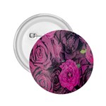 Oil Painting Flowers Background 2.25  Buttons Front