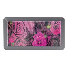 Oil Painting Flowers Background Memory Card Reader (mini) by Nexatart