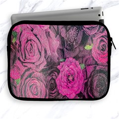 Oil Painting Flowers Background Apple Ipad 2/3/4 Zipper Cases by Nexatart