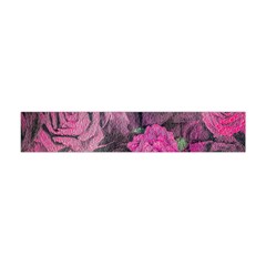 Oil Painting Flowers Background Flano Scarf (mini) by Nexatart