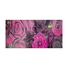 Oil Painting Flowers Background Yoga Headband by Nexatart