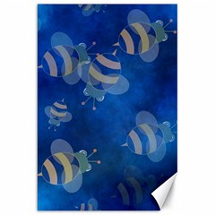 Seamless Bee Tile Cartoon Tilable Design Canvas 20  X 30   by Nexatart