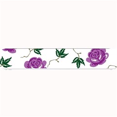 Purple Roses Pattern Wallpaper Background Seamless Design Illustration Small Bar Mats