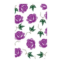 Purple Roses Pattern Wallpaper Background Seamless Design Illustration Memory Card Reader by Nexatart