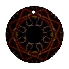 Digitally Created Seamless Pattern Ornament (round)