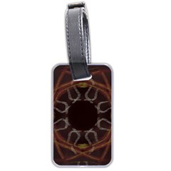 Digitally Created Seamless Pattern Luggage Tags (two Sides) by Nexatart