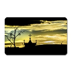 Graves At Side Of Road In Santa Cruz, Argentina Magnet (rectangular) by dflcprints