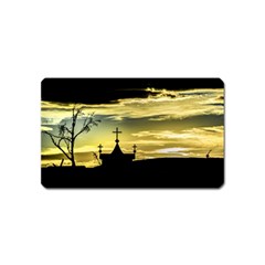 Graves At Side Of Road In Santa Cruz, Argentina Magnet (name Card) by dflcprints