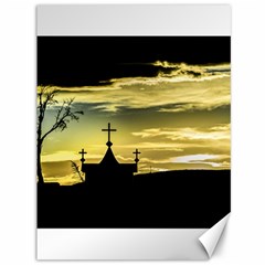 Graves At Side Of Road In Santa Cruz, Argentina Canvas 36  X 48   by dflcprints