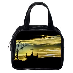 Graves At Side Of Road In Santa Cruz, Argentina Classic Handbags (one Side) by dflcprints