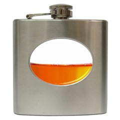 The Wine Bubbles Background Hip Flask (6 Oz) by Nexatart