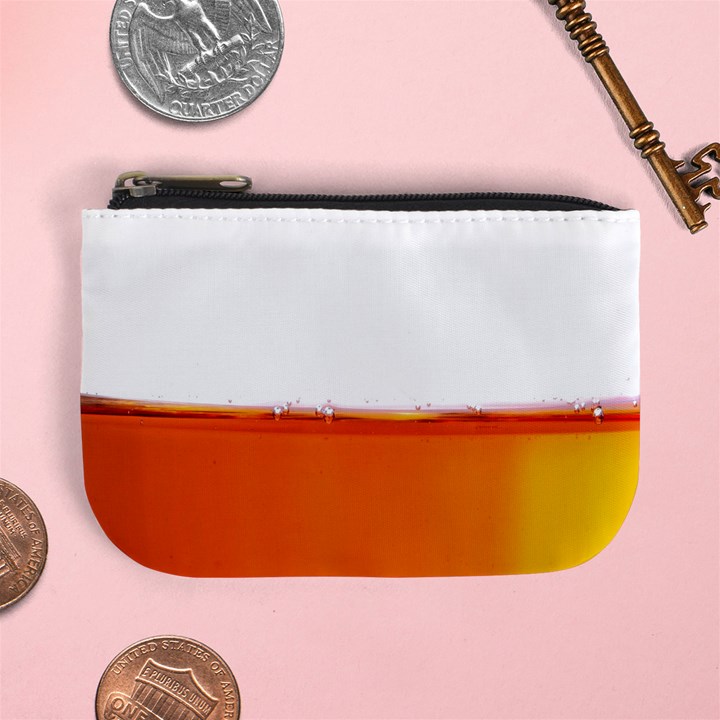 The Wine Bubbles Background Mini Coin Purses