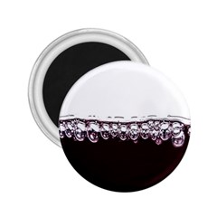 Bubbles In Red Wine 2 25  Magnets by Nexatart