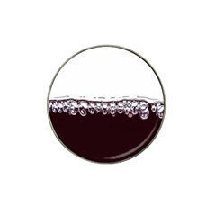 Bubbles In Red Wine Hat Clip Ball Marker