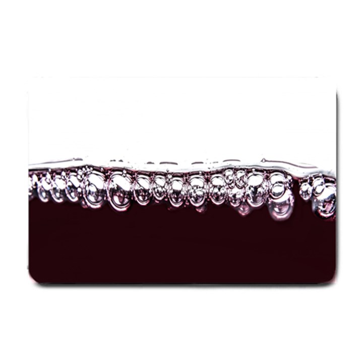 Bubbles In Red Wine Small Doormat 