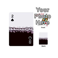 Bubbles In Red Wine Playing Cards 54 (mini)  by Nexatart