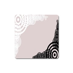 Circles Background Square Magnet by Nexatart