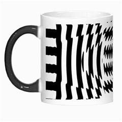 Black And White Abstract Stripped Geometric Background Morph Mugs by Nexatart