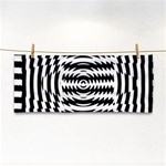 Black And White Abstract Stripped Geometric Background Cosmetic Storage Cases Front