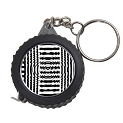 Black And White Abstract Stripped Geometric Background Measuring Tapes by Nexatart