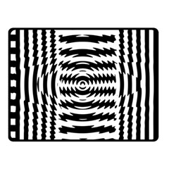 Black And White Abstract Stripped Geometric Background Double Sided Fleece Blanket (small)  by Nexatart