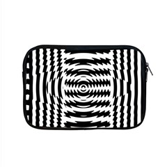 Black And White Abstract Stripped Geometric Background Apple Macbook Pro 15  Zipper Case