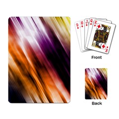 Colourful Grunge Stripe Background Playing Card by Nexatart