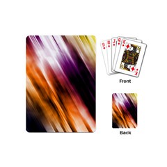 Colourful Grunge Stripe Background Playing Cards (mini)  by Nexatart