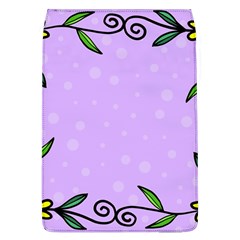 Hand Drawn Doodle Flower Border Flap Covers (l)  by Nexatart