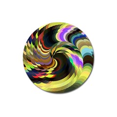 Spiral Of Tubes Magnet 3  (round) by Nexatart