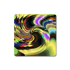 Spiral Of Tubes Square Magnet by Nexatart