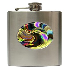 Spiral Of Tubes Hip Flask (6 Oz) by Nexatart