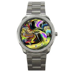 Spiral Of Tubes Sport Metal Watch