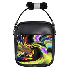 Spiral Of Tubes Girls Sling Bags by Nexatart