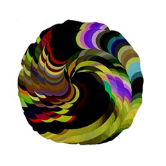 Spiral Of Tubes Standard 15  Premium Round Cushions by Nexatart