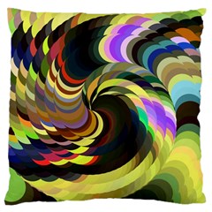 Spiral Of Tubes Large Flano Cushion Case (one Side) by Nexatart