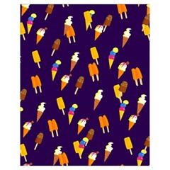 Seamless Cartoon Ice Cream And Lolly Pop Tilable Design Drawstring Bag (small) by Nexatart