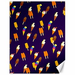 Seamless Cartoon Ice Cream And Lolly Pop Tilable Design Canvas 18  X 24   by Nexatart