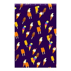 Seamless Cartoon Ice Cream And Lolly Pop Tilable Design Shower Curtain 48  X 72  (small)  by Nexatart