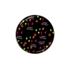 Cartoon Birthday Tilable Design Hat Clip Ball Marker (10 Pack) by Nexatart