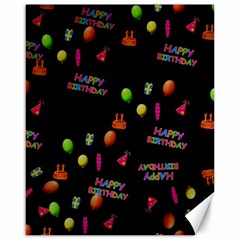 Cartoon Birthday Tilable Design Canvas 16  X 20   by Nexatart