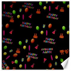 Cartoon Birthday Tilable Design Canvas 20  X 20   by Nexatart